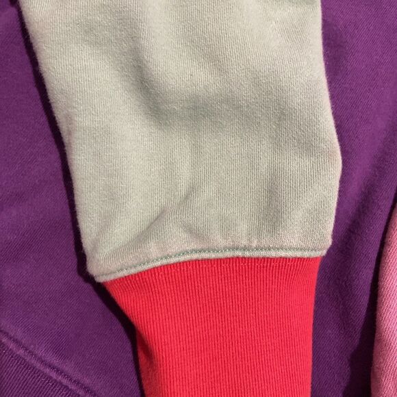 Teddy Fresh Color Block Pastel‎ Hoodie  Mens Size Large - Picture 11 of 12